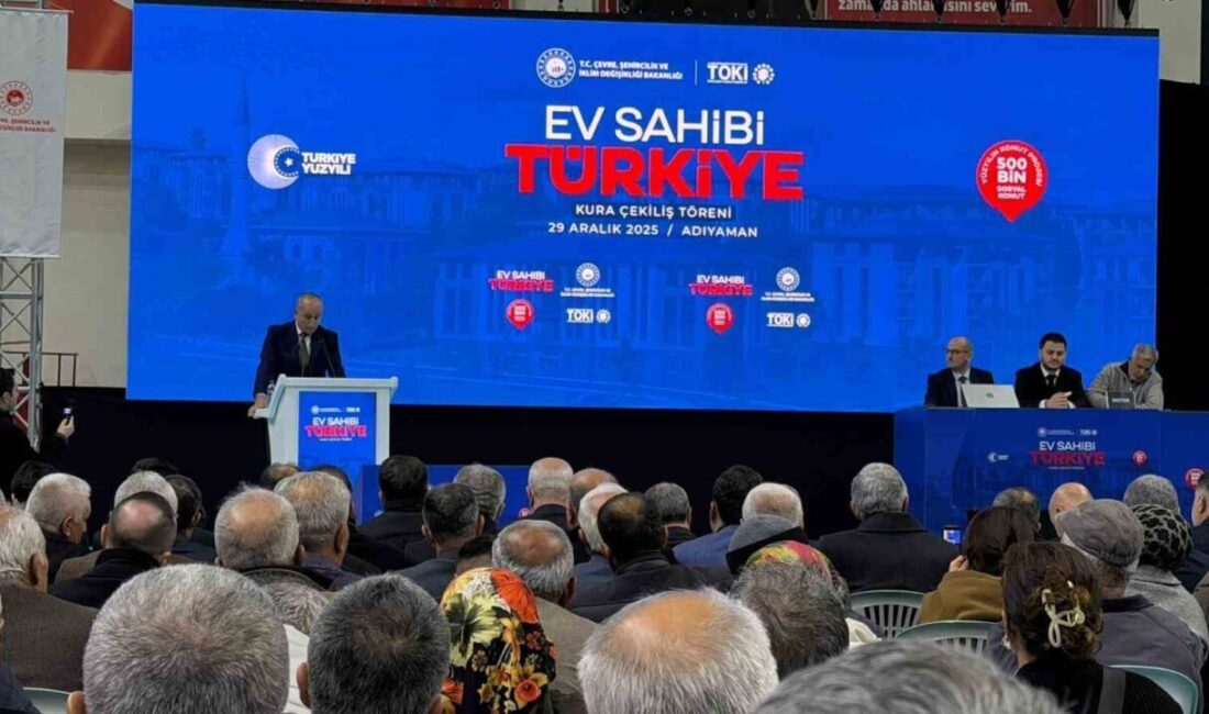 Türkiye genelinde hayata geçirilen 500 Bin Sosyal Konut Projesi kapsamında