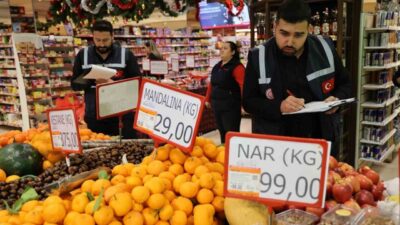 Adana’da Ticaret İl Müdürlüğü ekipleri, yeni yıl öncesi kent genelinde