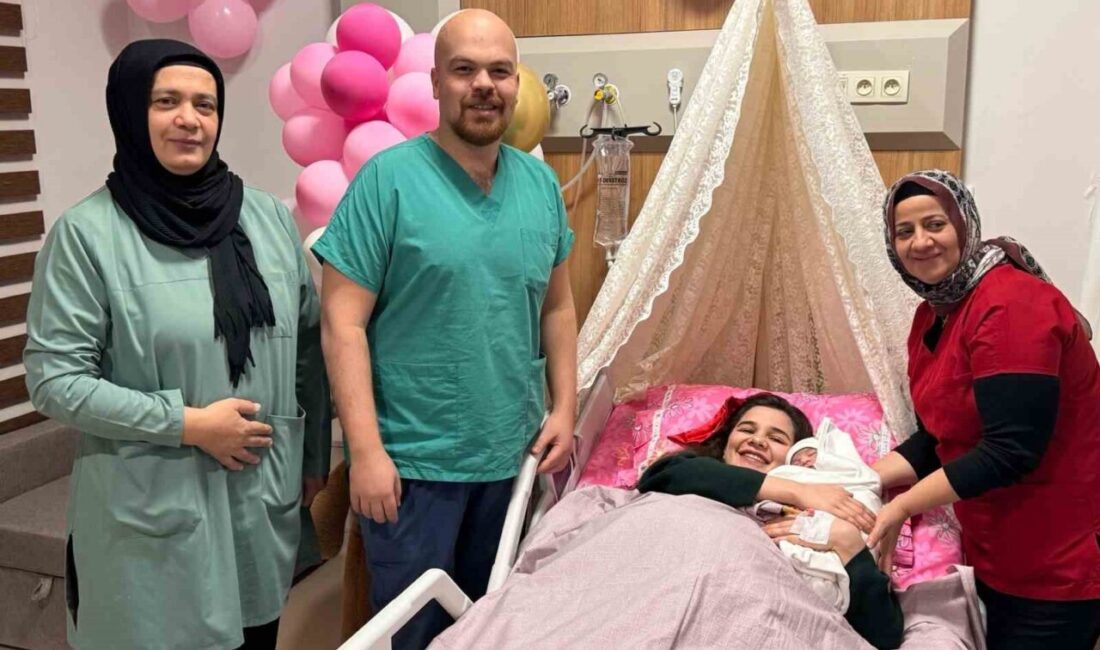 Adıyaman’da, 2026 yılının ilk bebeği 3 kilo 350 gram ağırlığında