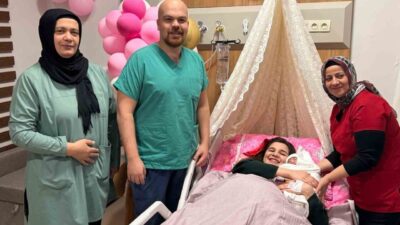 Adıyaman’da, 2026 yılının ilk bebeği 3 kilo 350 gram ağırlığında