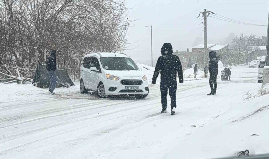 Mevsimin ilk karının yağdığı Adıyaman’da etkili olan kar yağışı sebebiyle