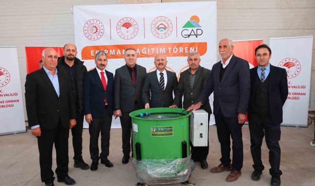 Adıyaman’da tarımsal üretimin güçlendirilmesi amacıyla üreticilere yönelik önemli bir destek