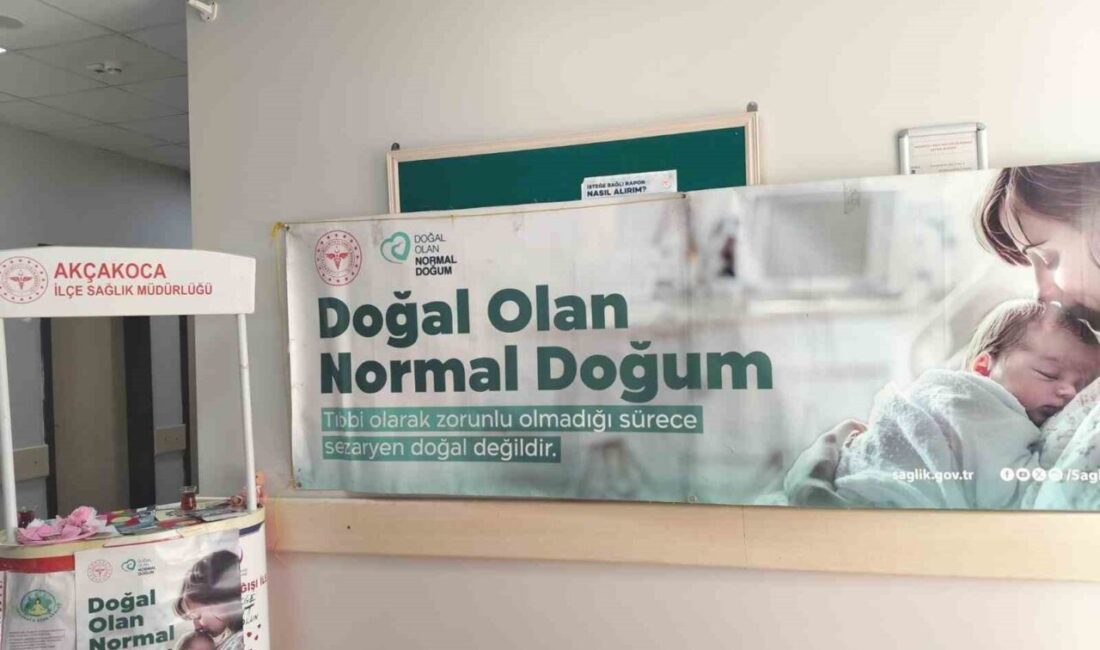 DÜZCE(İHA) – Düzce’nin Akçakoca ilçesinde Normal Doğum Eylem Planı kapsamında,