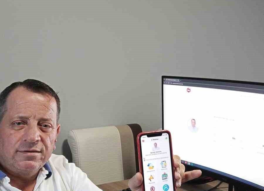 Zonguldak’ın Alaplı ilçesinde bir mahalle muhtarı tarafından hayata geçirilen ‘E-Muhtar’