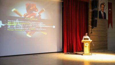 Ardahan üniversitesi ve İl Sağlık Müdürlüğü işbirliğiyle bağımlılıkla mücadele konferansı
