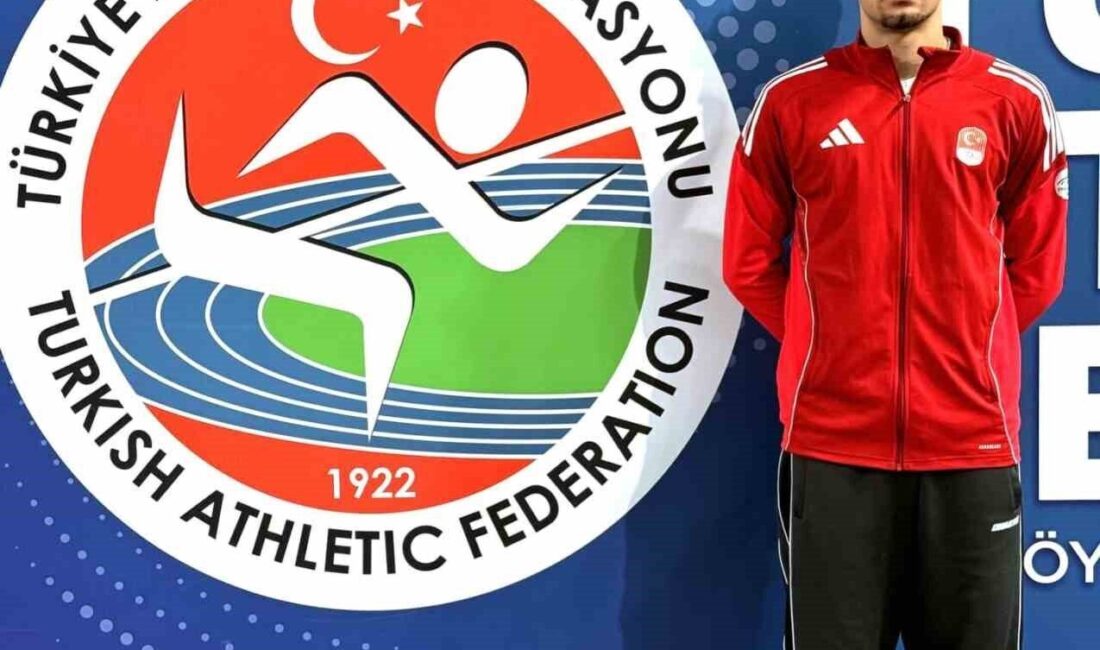 Avrupa rekorunu saliselerle kaçıran Aydınlı genç atlet Koray Uygun, Şubat