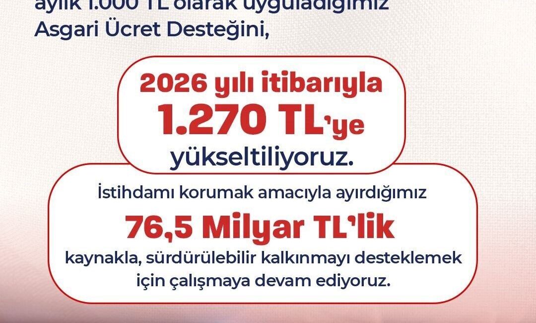 Çalışma ve Sosyal Güvenlik Bakanı Vedat Işıkhan, “Önümüzdeki yıl toplam