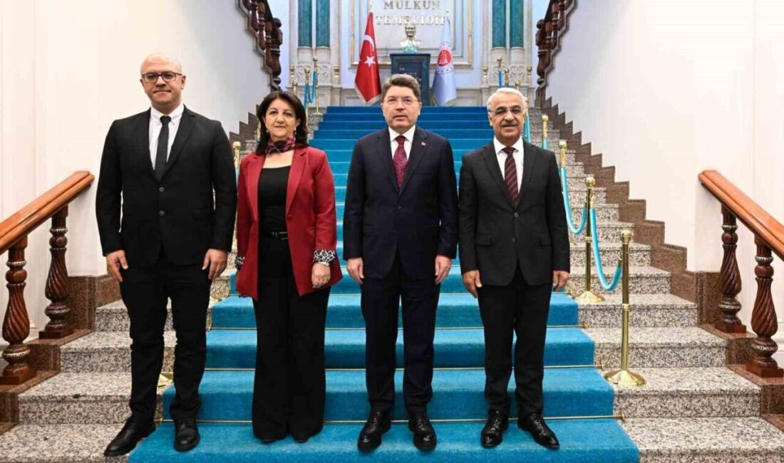 Adalet Bakanı Yılmaz Tunç, DEM Parti İmralı Heyeti üyelerinin gerçekleştirdiği