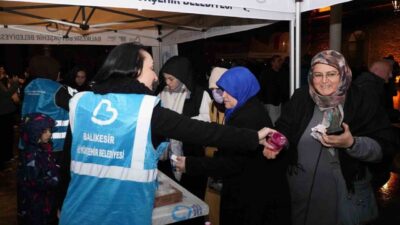 Balıkesir Büyükşehir Belediyesi tarafından Regaip Kandili nedeniyle 20 ilçede eş