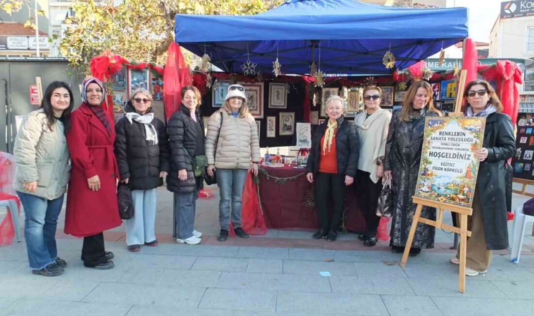 Burhaniye ilçesinde, Halk Eğitim Merkezinin düzenlediği ve Ressam Figen Köprülünün