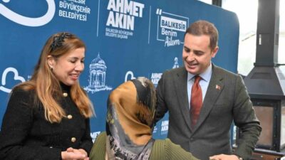 Kadın muhtarlarla bir araya gelen Balıkesir Büyükşehir Belediye Başkanı Ahmet