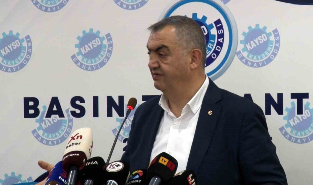 Kayseri Sanayi Odası (KAYSO) Yölnetim Kurulu Başkanı Mehmet Büyüksimitci; düzenlediği
