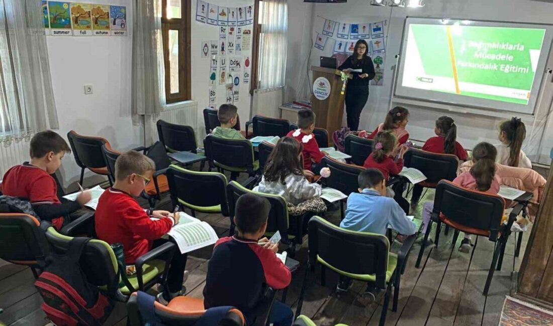Bilecik’te Gençlik ve Spor İl Müdürlüğü tarafından bağımlılıkla mücadele eğitimleri