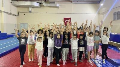 Bilecik’te Gençlik ve Spor Bakanlığı Spor Okulları bünyesinde sürdürülen cimnastik