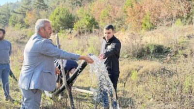 Bilecik’in Osmaneli ilçesine bağlı Avdan Köyü’nde güneş enerjisiyle sulama sistemi