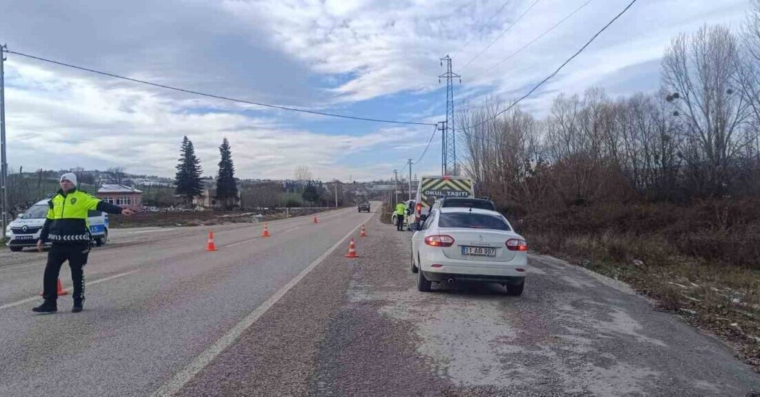 Bilecik’in Pazaryeri ilçesinde, yeni yıl öncesi vatandaşların huzur ve güvenliğini