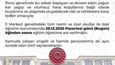 Bingöl’de etkisini sürdüren yoğun kar yağışı ve olumsuz hava şartları