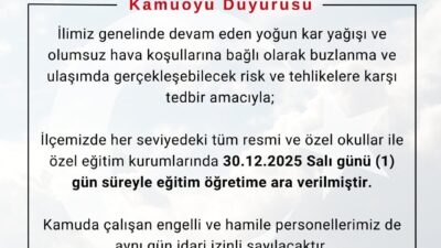 BİNGÖL (İHA) – Bingöl genelinde etkili olan yoğun kar yağışı,