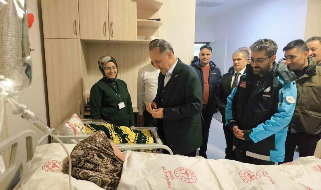 Bingöl’de 2026 yılının ilk bebeği 3 kilo 200 gram olarak