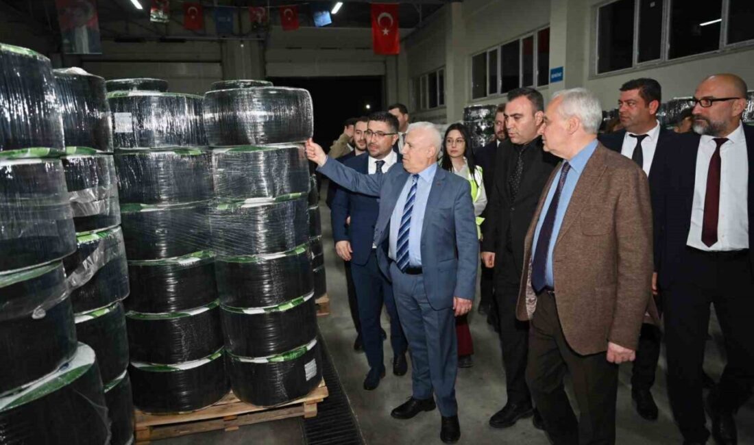 Bursa Büyükşehir Belediyesi, yüzde 50 hibeli damlamalı sulama borusu desteği