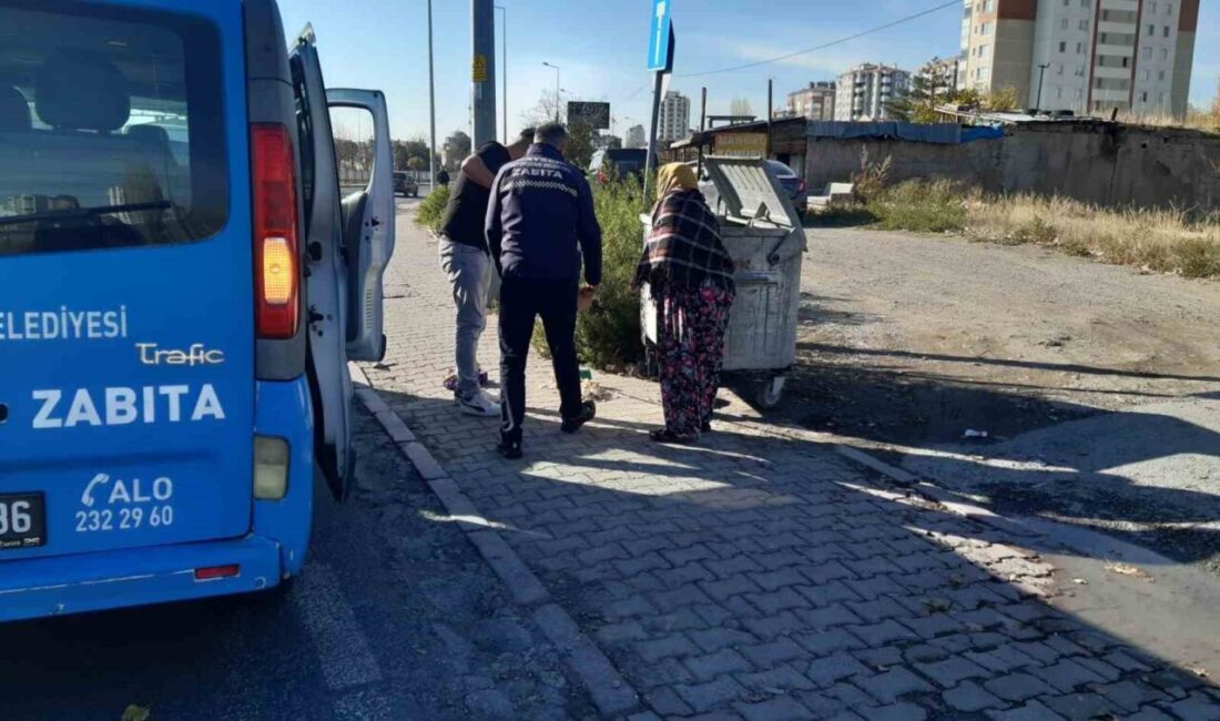 Kayseri Büyükşehir Belediyesi, sosyal medyadan yaptığı paylaşımla, çöp kenarlarında kendini