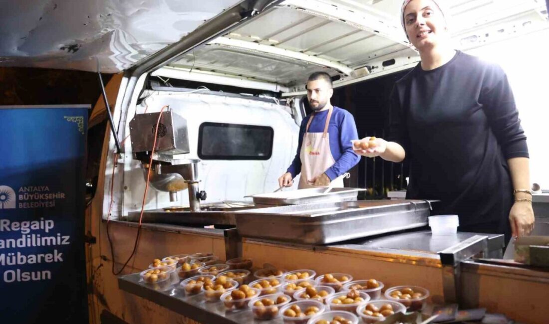 Antalya Büyükşehir Belediyesi, Regaip Kandili dolayısıyla 19 ilçede vatandaşlara lokma