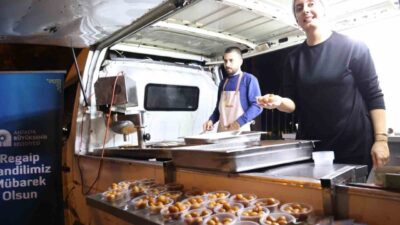 Antalya Büyükşehir Belediyesi, Regaip Kandili dolayısıyla 19 ilçede vatandaşlara lokma