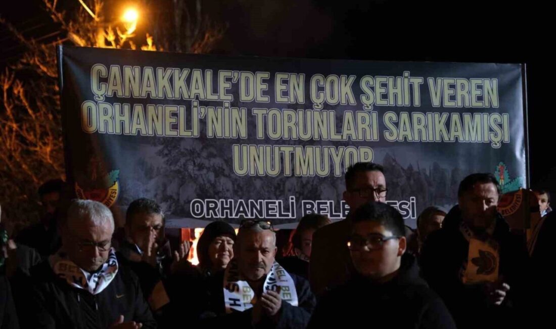 Sarıkamış’ta şehit düşen askerler Orhaneli ilçesinde etkinliklerle anıldı. İbrahim Hüsniye