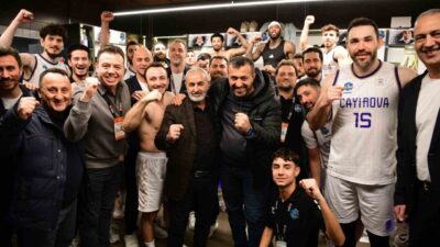 Türkiye Basketbol Ligi 2025-2026 sezonu 17. hafta karşılaşmasında Çayırova Belediyesi,