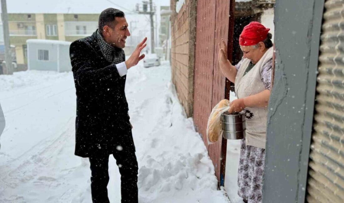 Hava sıcaklığının eksi 12 dereceye düştüğü Diyarbakır’da Çınar ilçesinde kaymakamlık,