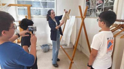 Fethiye Bilim ve Sanat Merkezi öğrencileri, Yeşil Üzümlü’ye özgü dastar