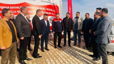 Diyarbakır’ın Dicle ilçesinde ’Sütümü Koruyorum’ Projesi kapsamında Çavlı Hayvancılık Kooperatifine