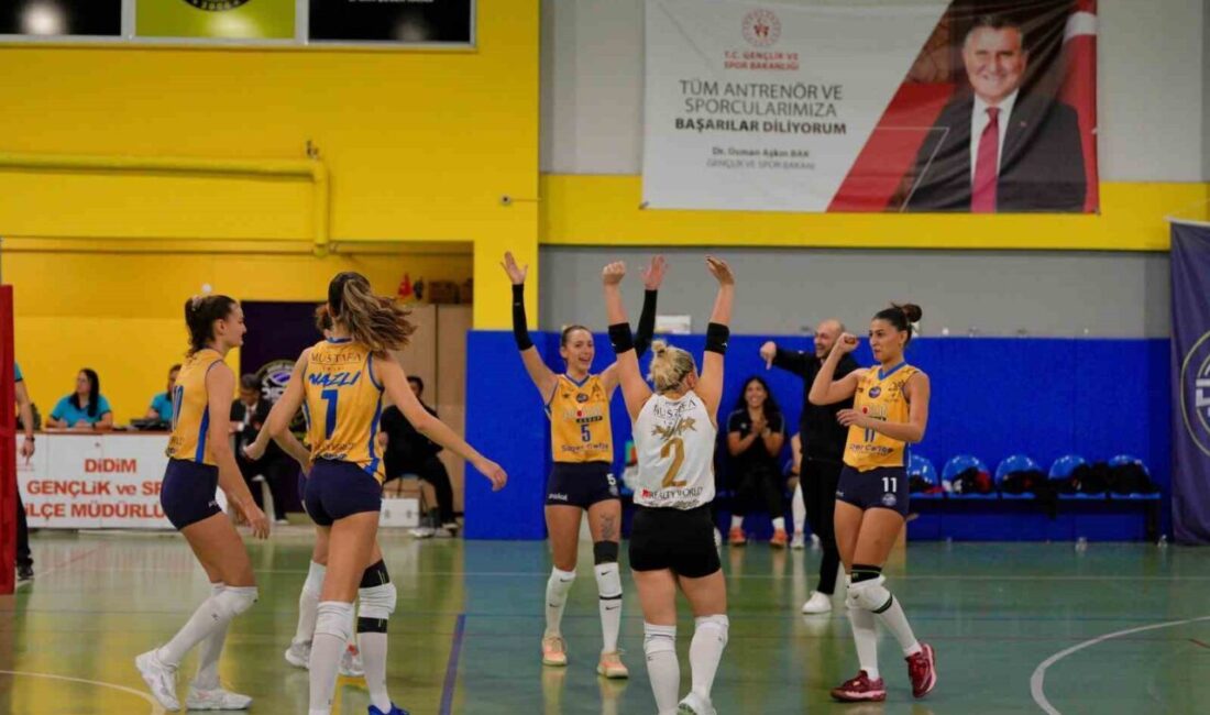 TVF Kadınlar 2. Ligi 7. Grup 19. hafta karşılaşmasında Didim