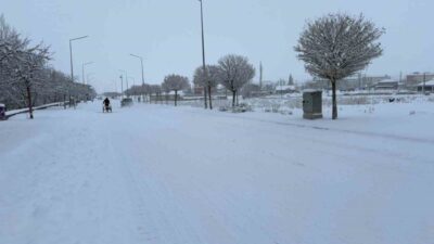Ağrı’nın Diyadin ilçesinde etkili olan olumsuz hava koşulları nedeniyle eğitime