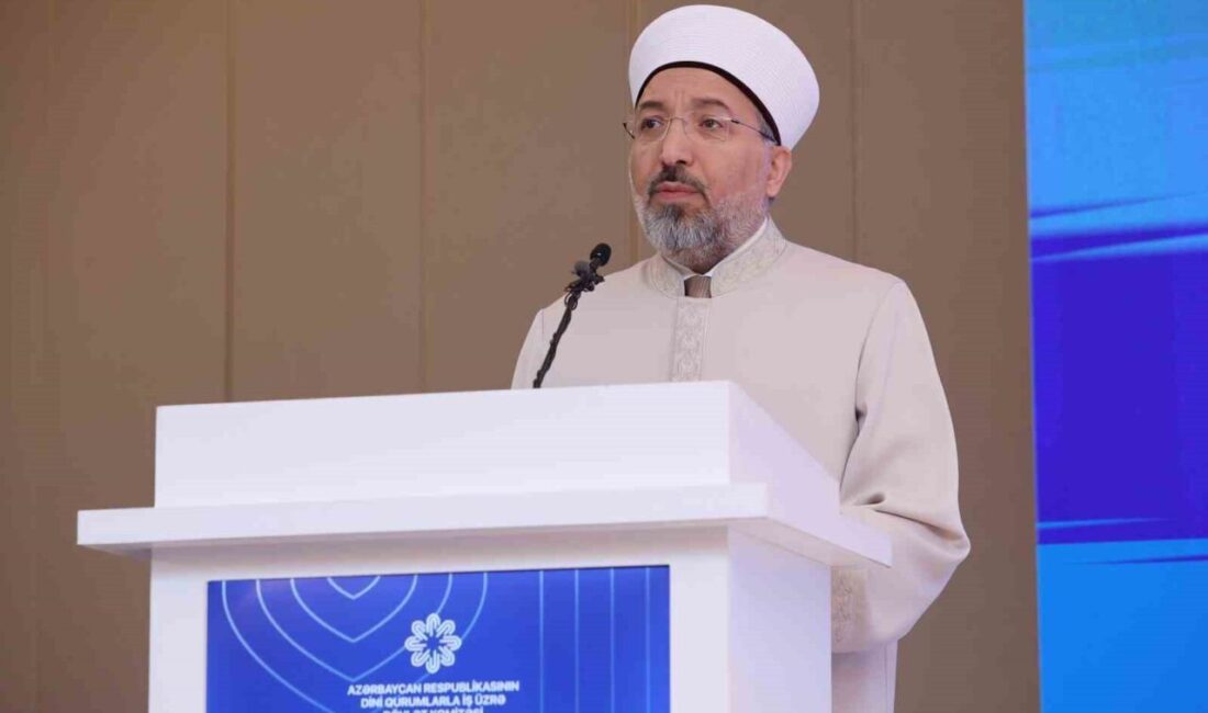 Diyanet İşleri Başkanı Prof. Dr. Safi Arpaguş, Bakü’de düzenlenen “Azerbaycan