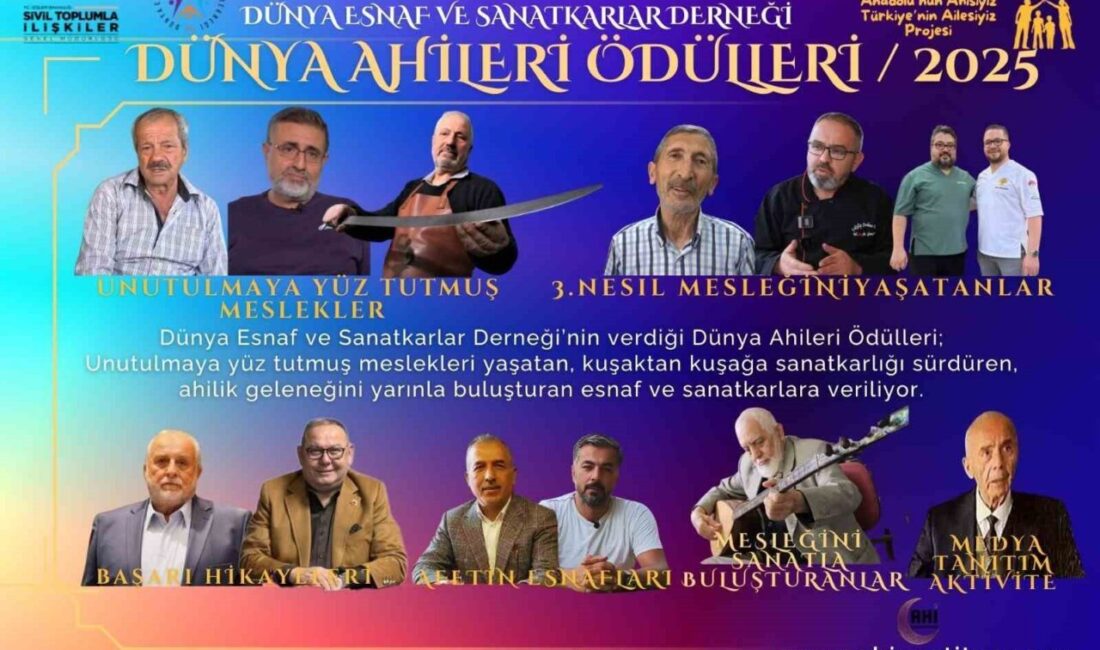 Dünya Esnaf ve Sanatkarlar Derneği-Ahi Enstitüsü tarafından geleneksel hale getirilen