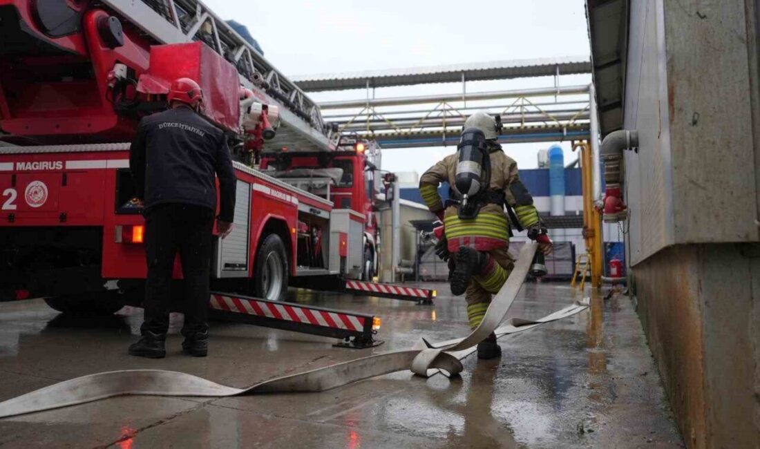Düzce Belediyesi İtfaiye Müdürlüğü 2025 yılı boyunca bildirilen 1700 ihbarın
