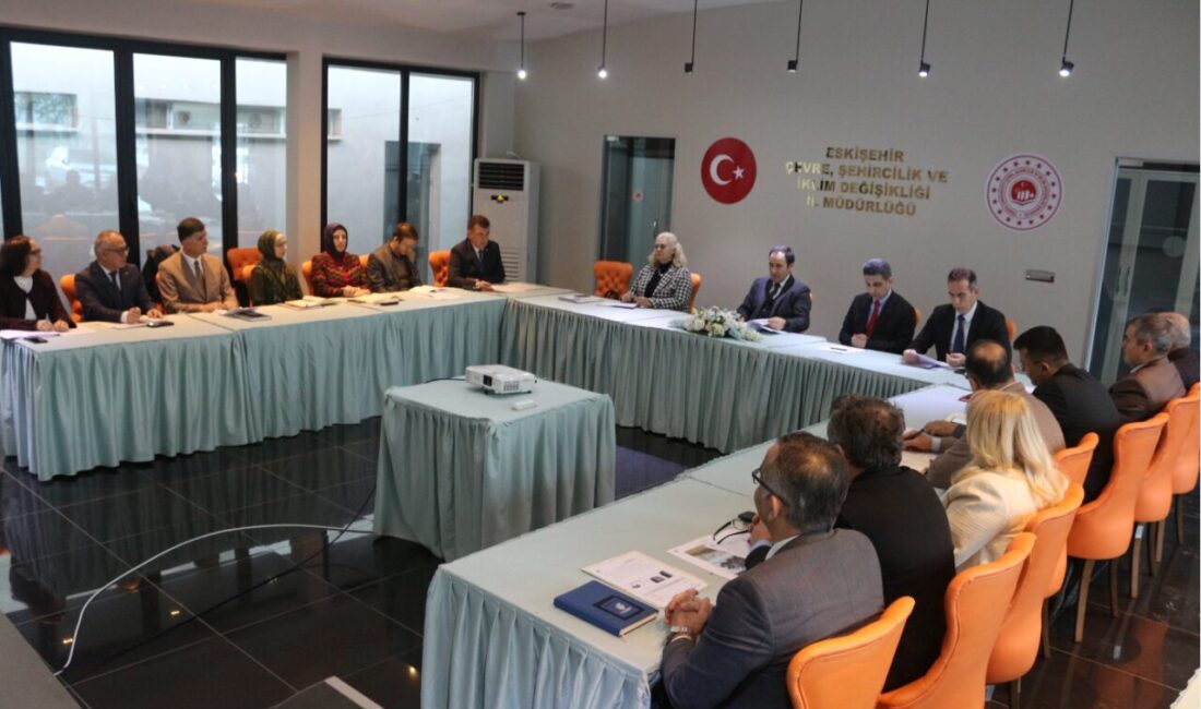 Eskişehir Çevre, Şehircilik ve İklim Değişikliği İl Müdürlüğü yetkilileri 2025