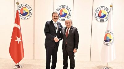 Edremit Ticaret Odası (ETO) Yönetim Kurulu Başkanı Ahmet Çetin, Ankara’da