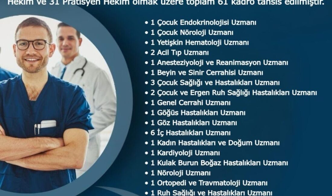 Hakkari Valisi Ali Çelik, Hakkâri’ye 61 yeni hekim kadrosu tahsis