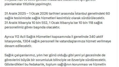 İstanbul İl Sağlık Müdürü Doç. Dr. Abdullah Emre Güner, sosyal