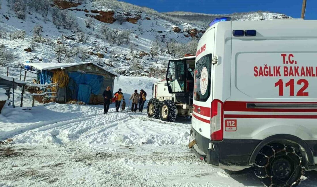 Tunceli’nin Mazgirt ve Nazımiye ilçelerinde olumsuz kış koşullarına rağmen harekete