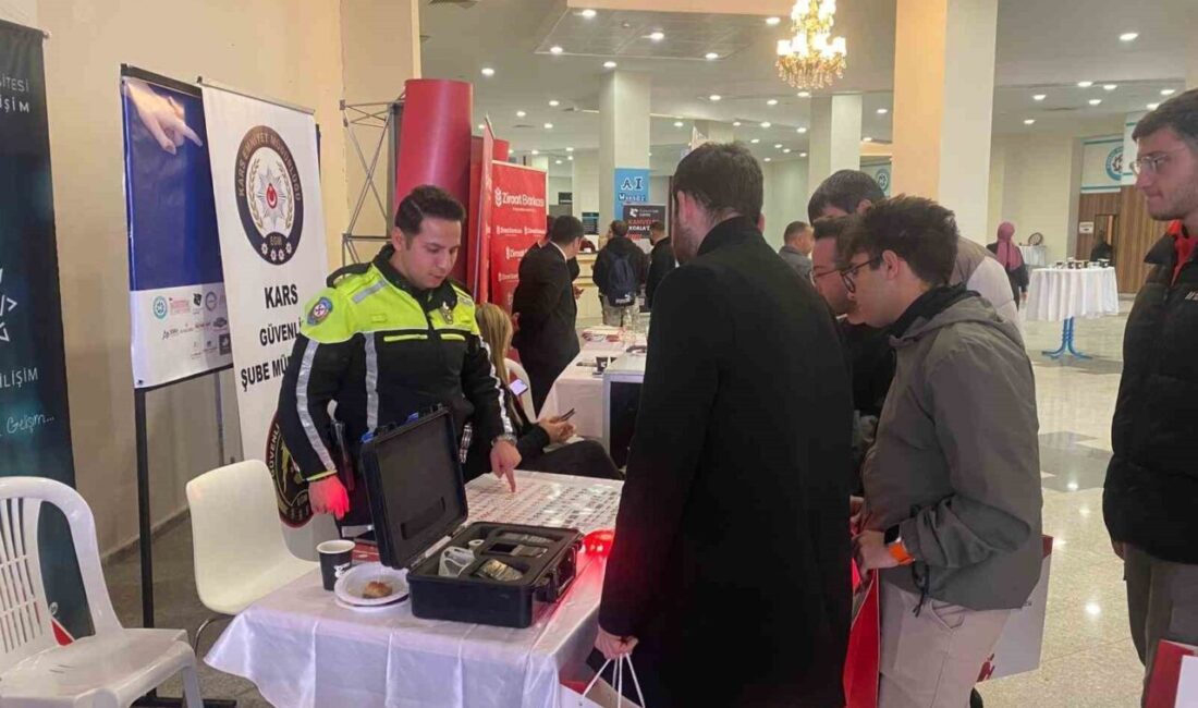 Kars’ta üniversite öğrencilerine yönelik trafik güvenliği bilincinin artırılması amacıyla trafik