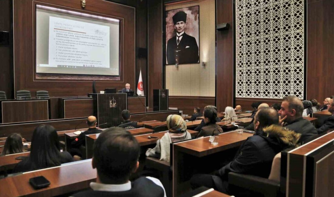 Keçiören Belediyesi tarafından, birim müdürleri ve birim sorumlularına yönelik olarak