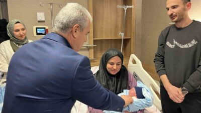 Konya’da 2026 yılının ilk bebeği 3 kilo 10 gram olarak