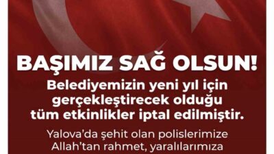 Kuşadası Belediyesi, Yalova’da DEAŞ terör örgütüne yönelik düzenlenen operasyonda, 3