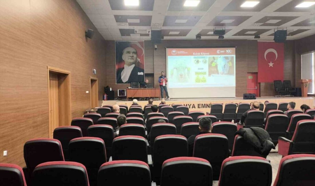 Kütahya İl Emniyet Müdürlüğü personeline, hayvan ve hayvansal ürünlerin sevklerinde