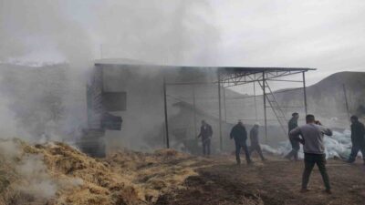 Malatya’nın Kuncak ilçesinde bir besi çiftliğinde yangın çıktı. Yaralananın olmadığı