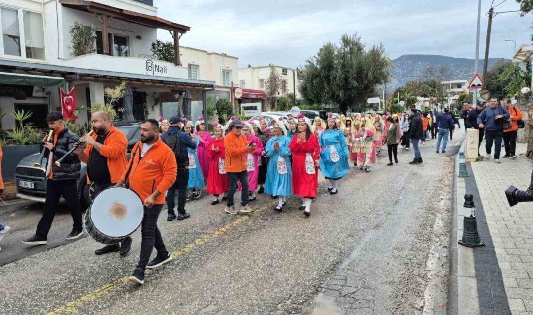 Bodrum’da düzenlenen Mandalin Festivali, renkli görüntülere sahne oldu. Bodrum Belediyesi,