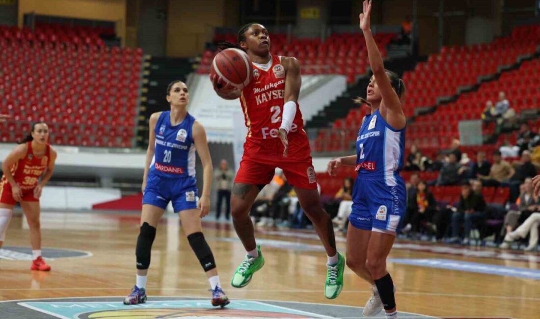 Halkbank Kadınlar Basketbol Süper Ligi 12. haftasında Melikgazi Kayseri Basketbol,